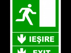 Indicator iesire exit directie in  jos